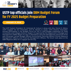 USTP top officials join DBM Budget Forum for FY 2025 Budget Preparation