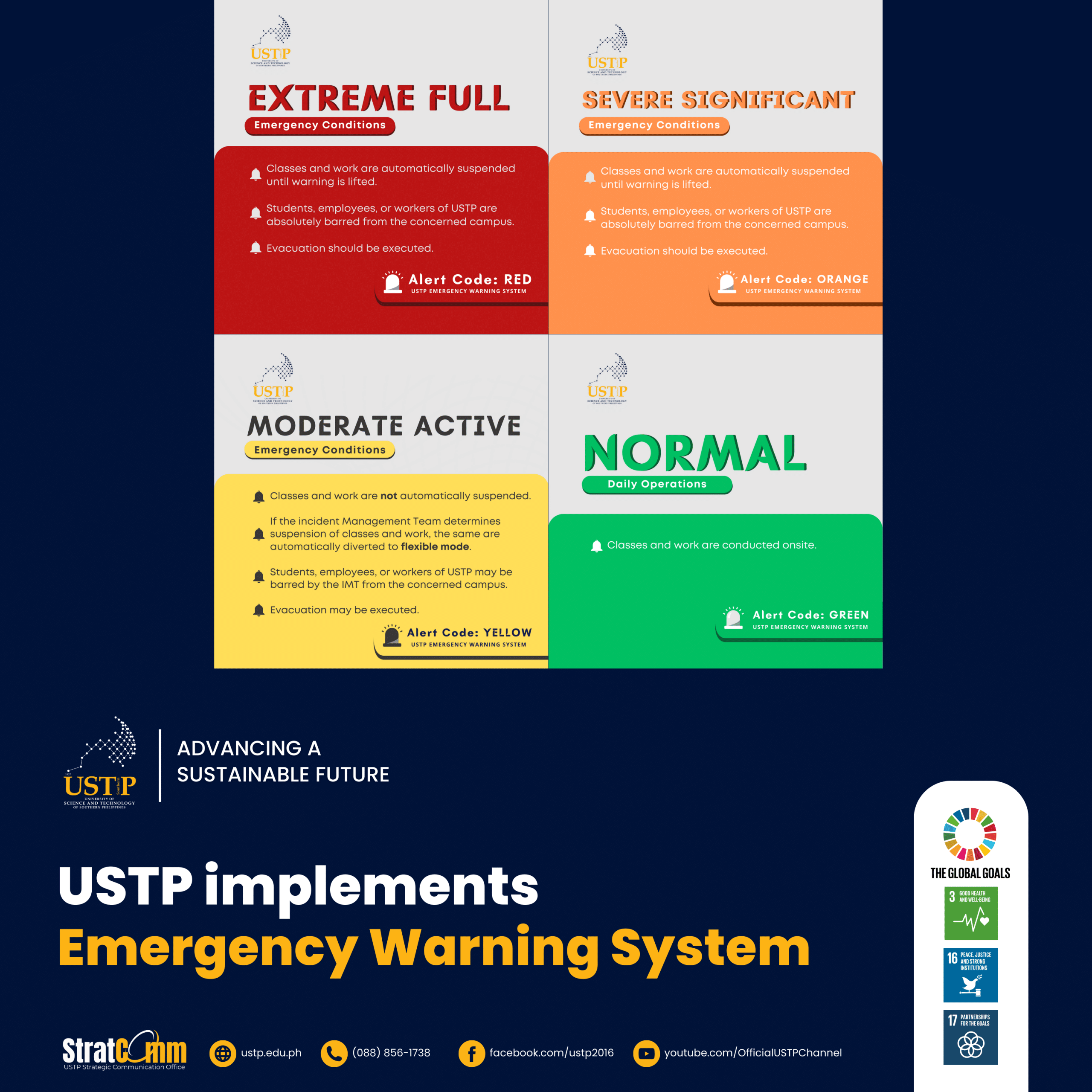 USTP implements Emergency Warning System University of Science and