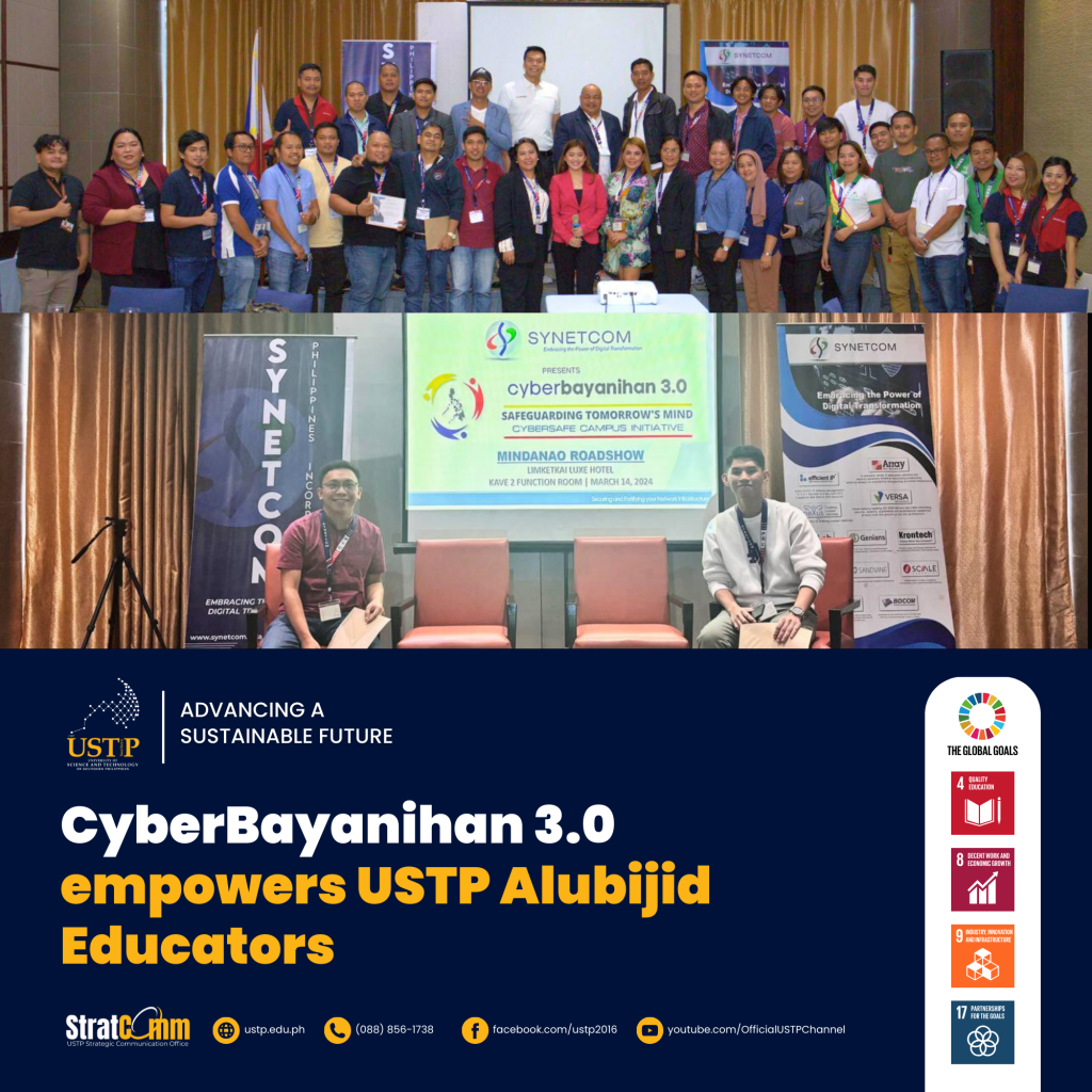 CyberBayanihan 3.0 empowers USTP Alubijid Educators