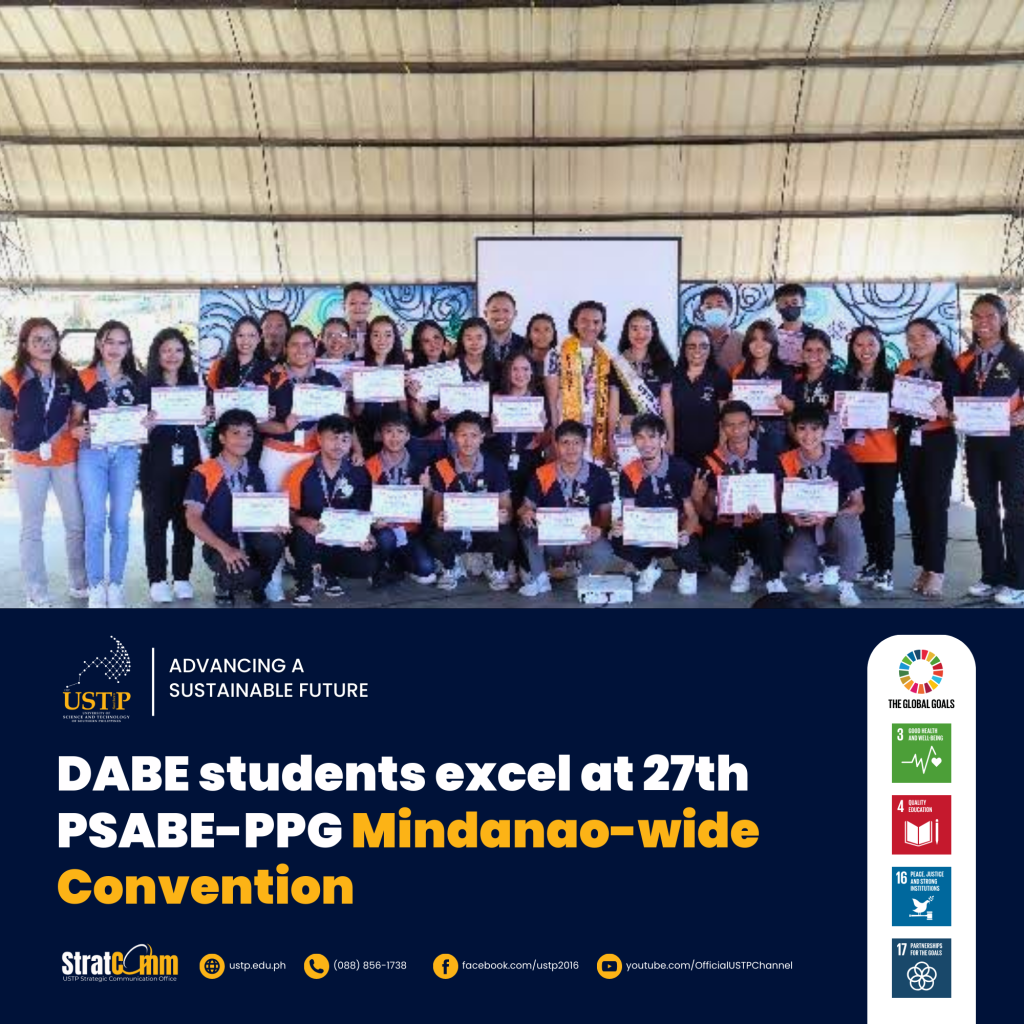 DABE students excel at 27th PSABE-PPG Mindanao-wide Convention