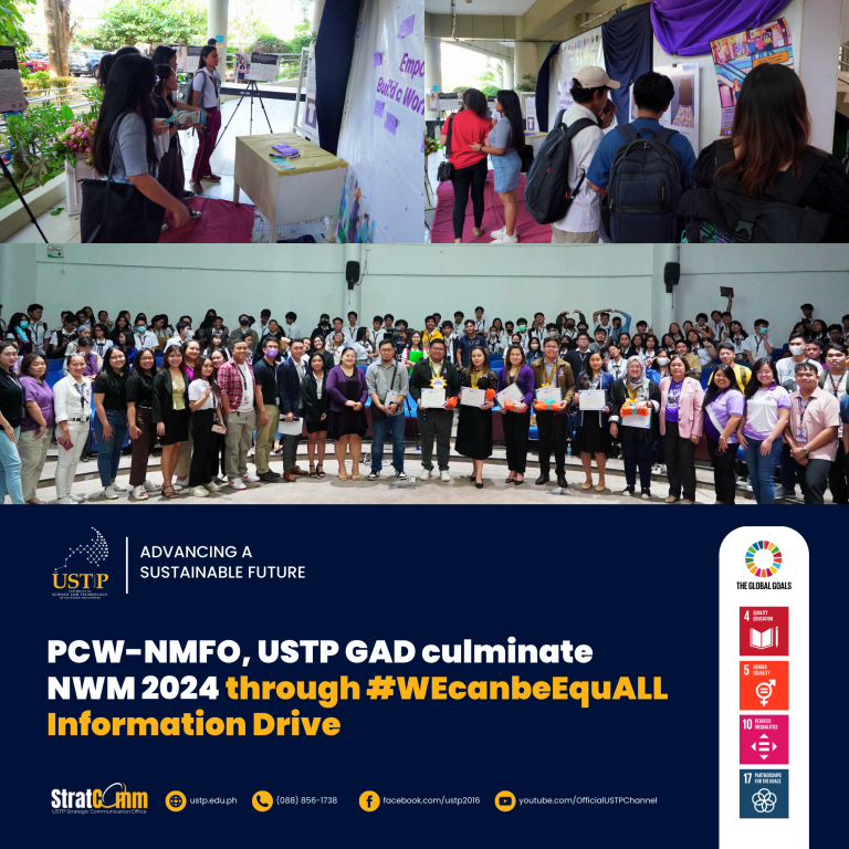 PCW-NMFO, USTP GAD culminate NWM 2024 through #WEcanbeEquALL Information Drive