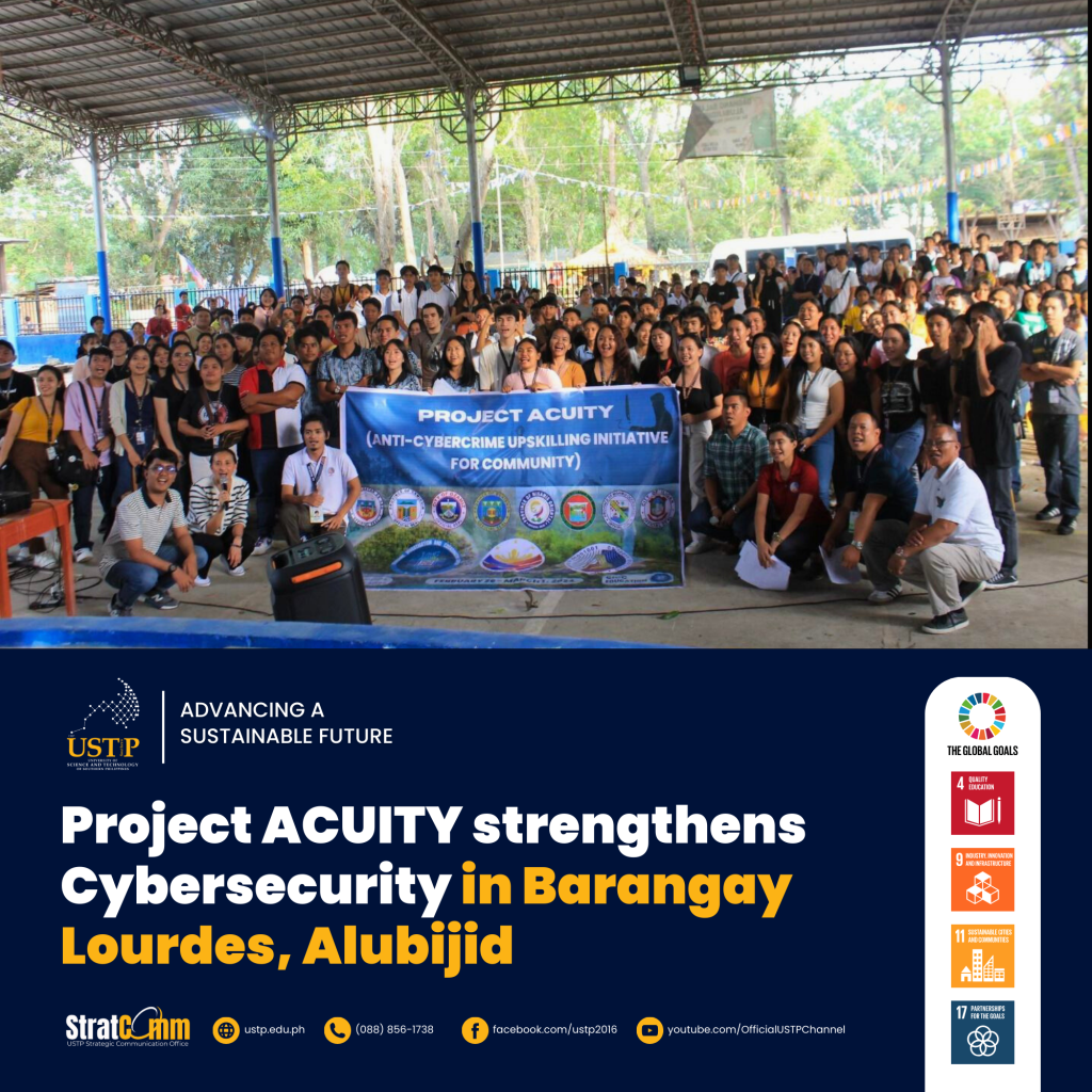 Project ACUITY strengthens Cybersecurity in Barangay Lourdes, Alubijid