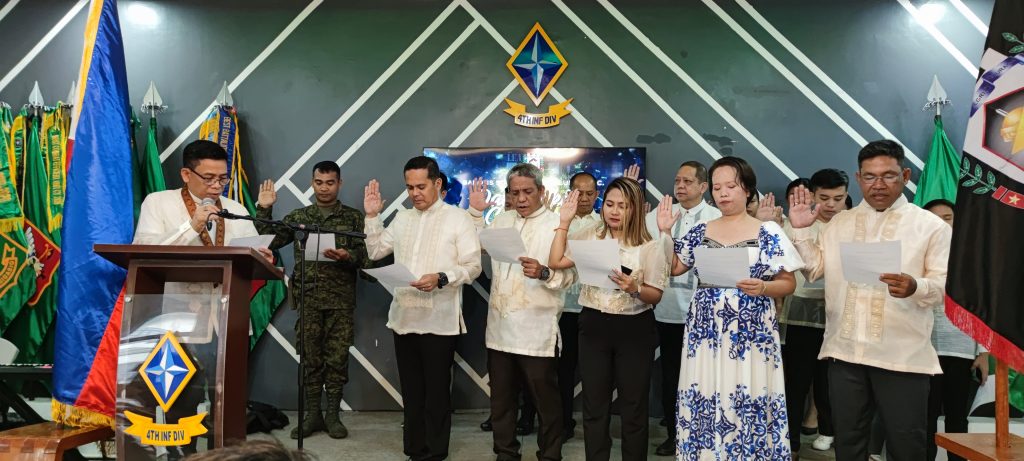USTP System President inspires newly inducted Barons Society ROTC Alumni officers 1