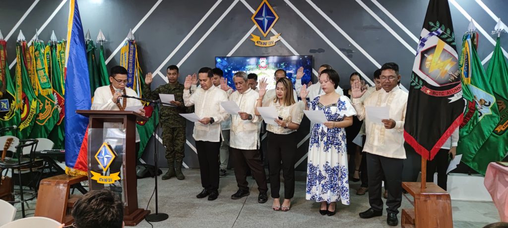 USTP System President inspires newly inducted Barons Society ROTC Alumni officers 2