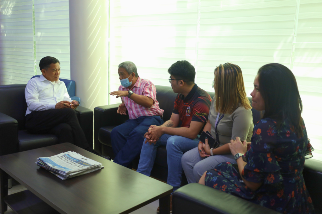USTP System President receives courtesy call from Barons Society ROTC Alumni 2
