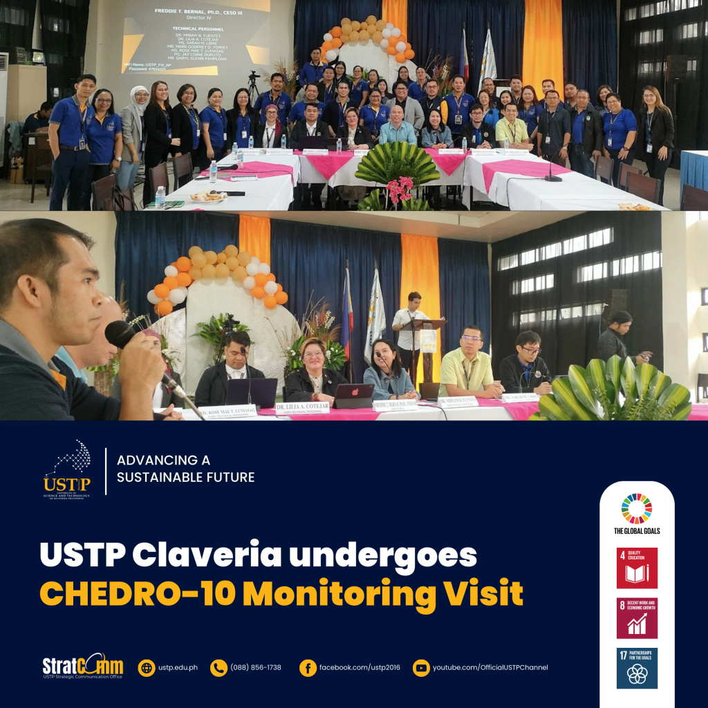 U﻿STP Claveria undergoes CHEDRO-10 Monitoring Visit