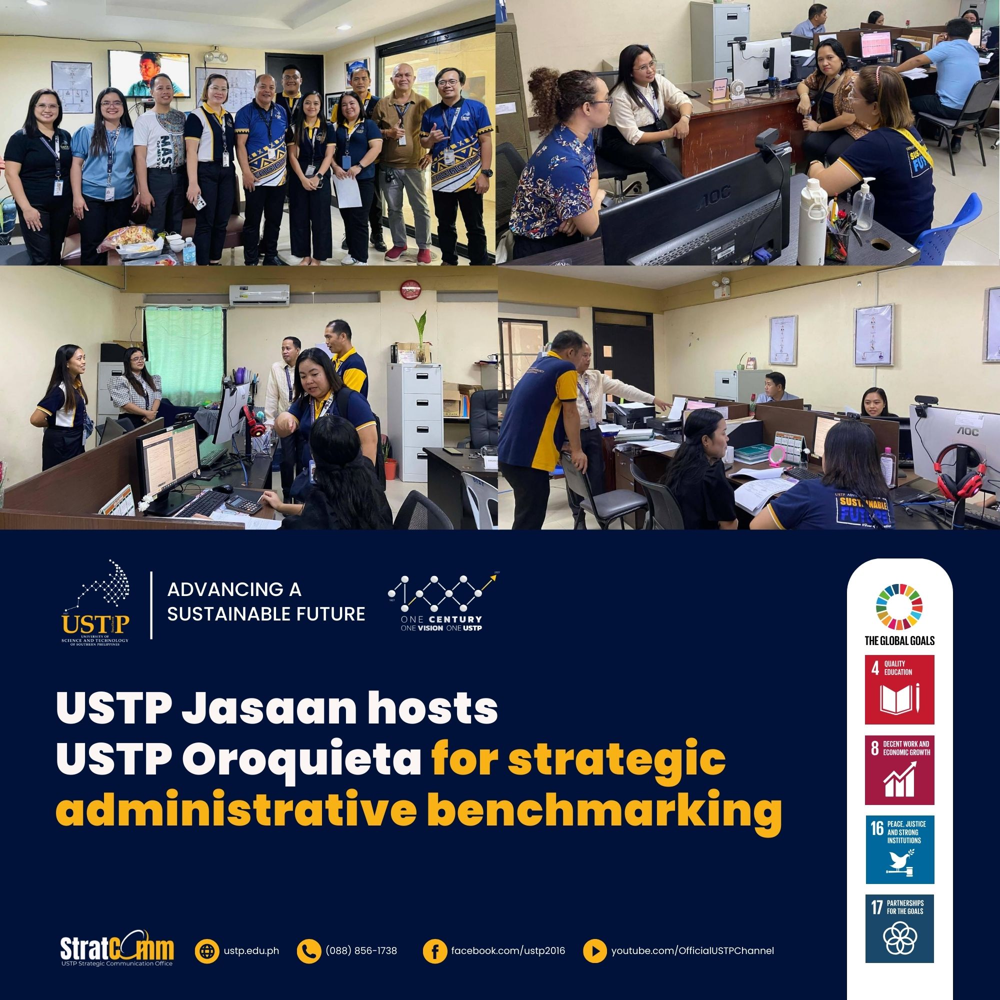 Ustp Color Code USTP Jasaan hosts USTP Oroquieta for strategic administrative ...